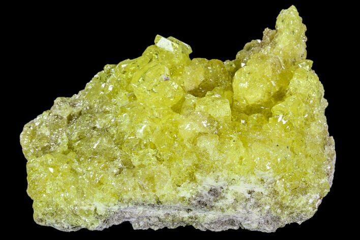 Sulfur Crystals on Matrix - Bolivia #104773